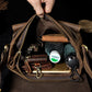 le'aokuu Herren Umhänge-Schultertasche Echtleder