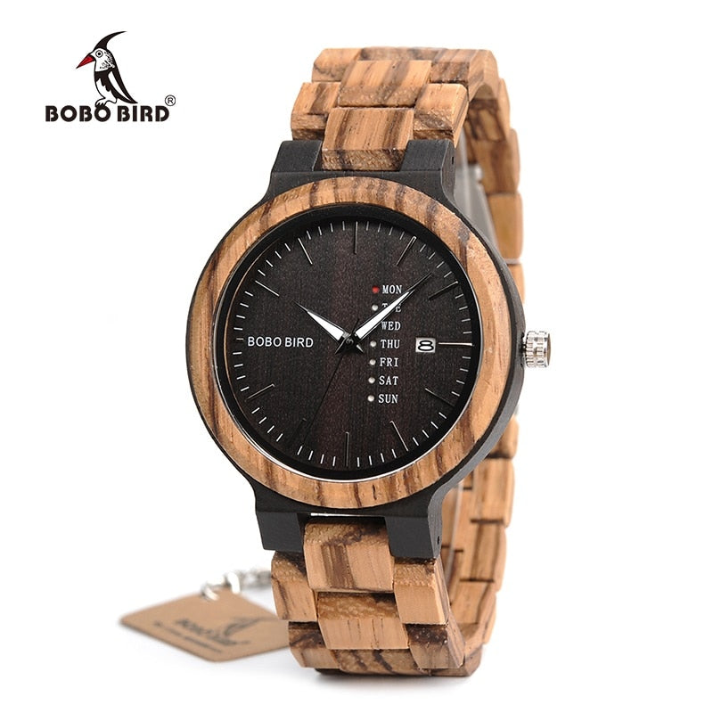 BOBO BIRD Holz Uhr Hardlex