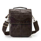 le'aokuu Herren Umhänge-Schultertasche Echtleder / Stoff