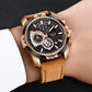 LIGE 9892 Herren Chronograph 3ATM Hardlex