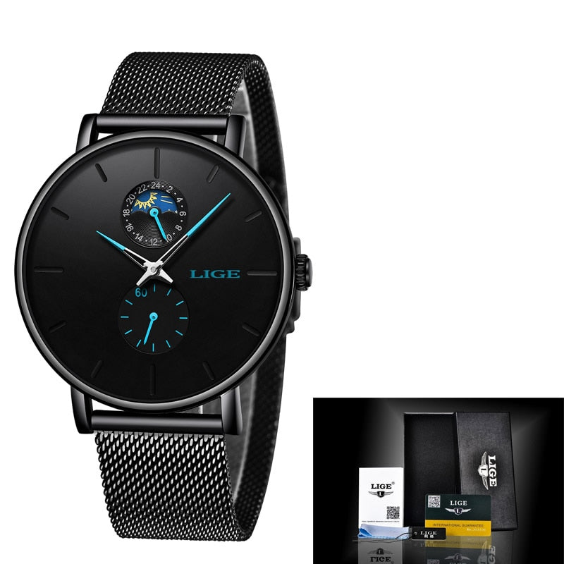 LIGE 9955 Damen Business Uhr 3ATM