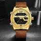 NAVIFORCE NF9128GBR Herren Multifunktion Chronograph 3BAR Hardlex