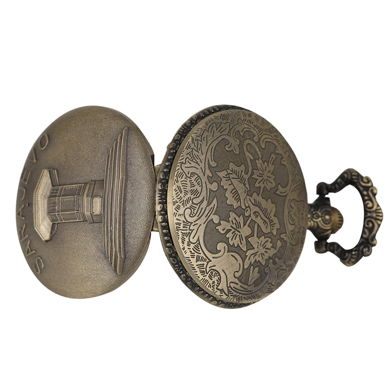 Quarz Taschenuhr Sarajevo Gravur