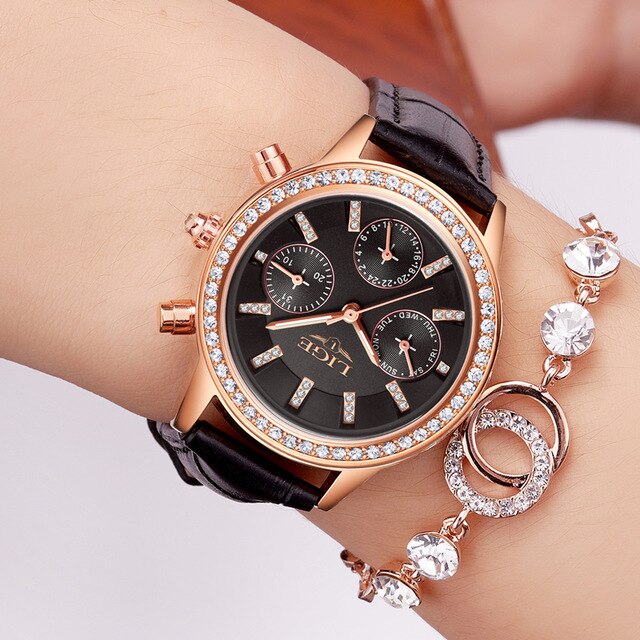 LIGE 9812 Damen Business Chronograph 3ATM