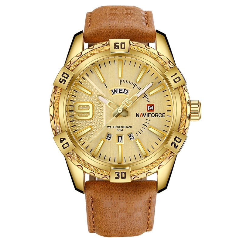 NAVIFORCE NF9117M Herren Militär Quarzuhr 3BAR