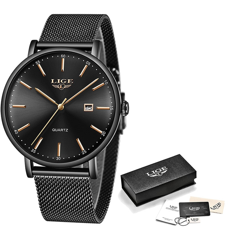 LIGE 9904 Damen Business Uhr 3ATM