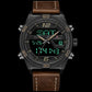 NAVIFORCE NF9128GBR Herren Multifunktion Chronograph 3BAR Hardlex