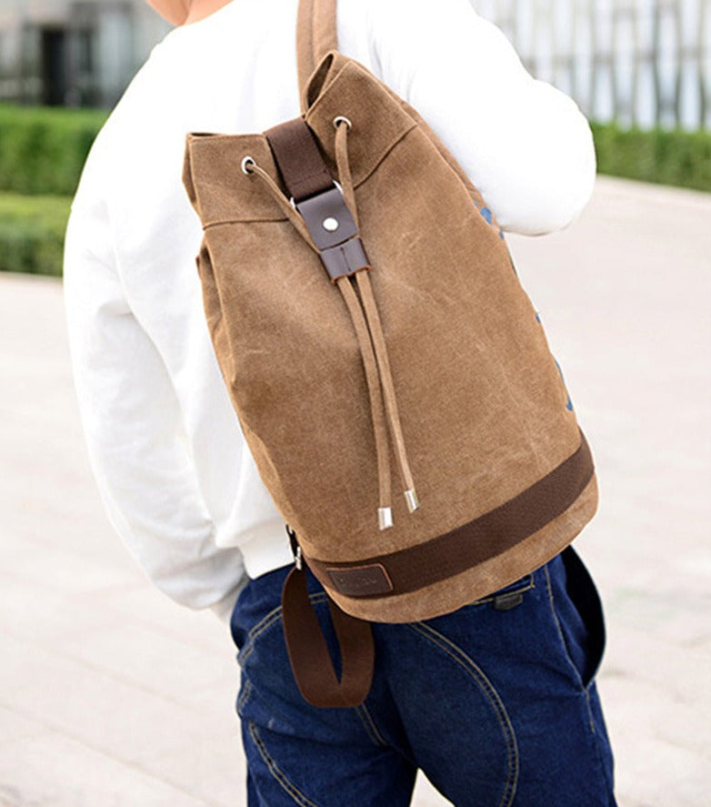 Canvas Männer Rucksack