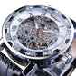 WINNER GMT1089-2 Automatik Herren Skelettuhr Glas
