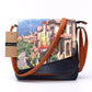 Annmouler Damen Jeans Schultertasche