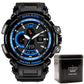 SMAEL WS-1702A Herren Militär Sport-Chronograph 5ATM Dualanzeige