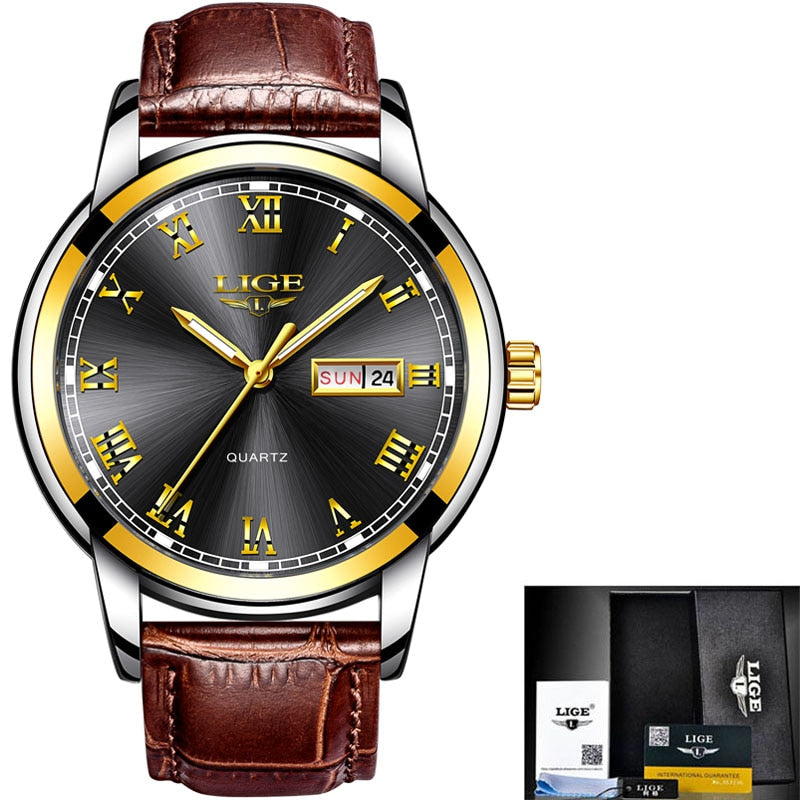 LIGE 9904 Damen Business Uhr 3ATM