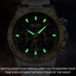 MEGIR 2087G Herren Business Chronograph 3BAR