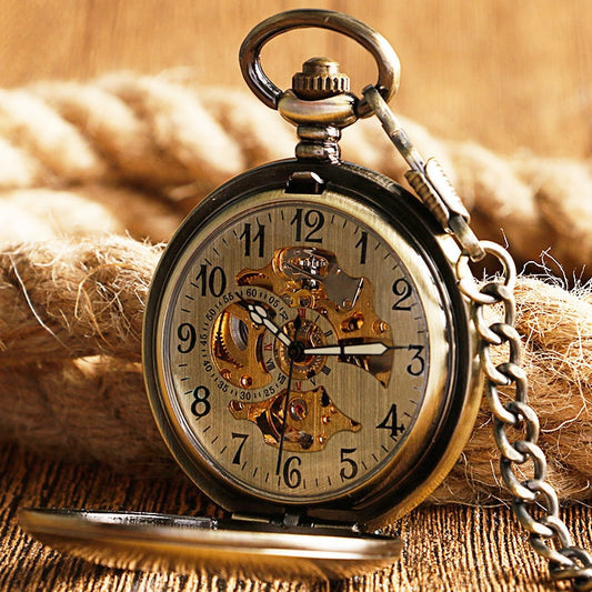 Skelett Automatik Taschenuhr