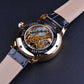Forsining GMT838-2 Automatik Herren Skelettuhr 3BAR Glas