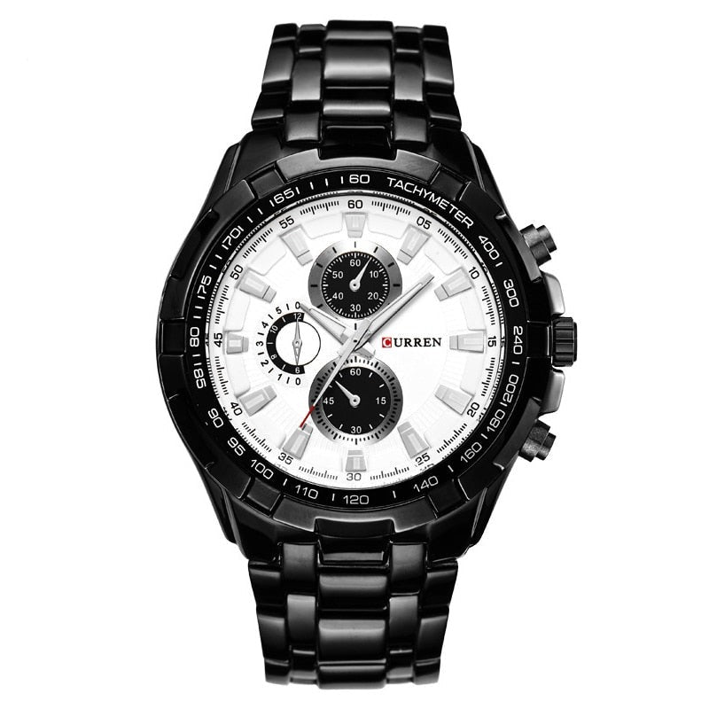 CURREN 8023 Herren Chronograph 3ATM Hardlex