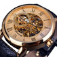 Forsining GMT838-2 Automatik Herren Skelettuhr 3BAR Glas