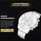 MEGIR 2068 Herren Business Chronograph 3BAR