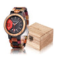 BOBO BIRD Holz Quarz Uhr 3ATM Hardlex