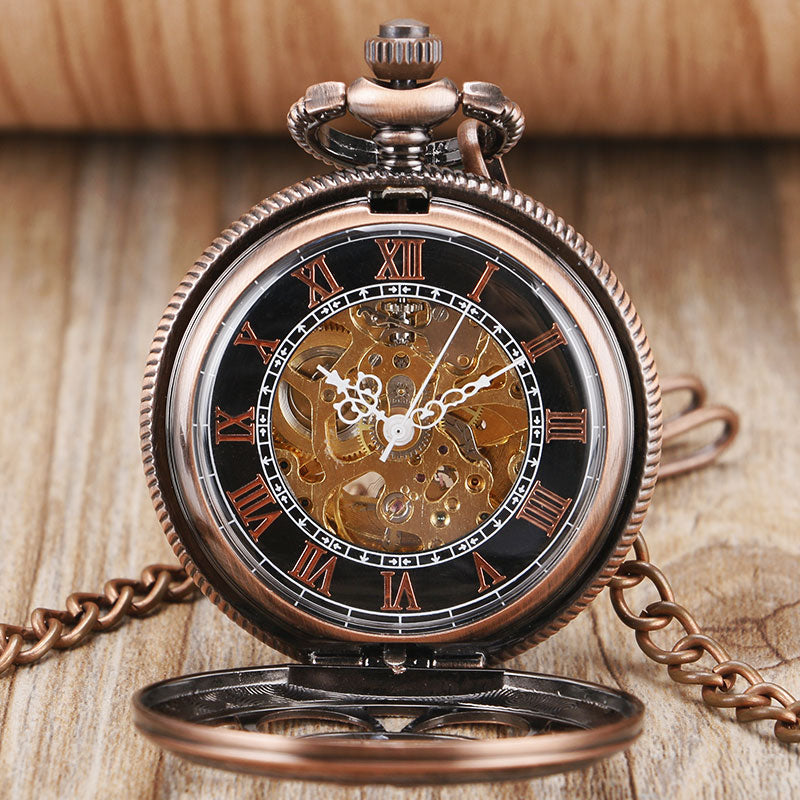 Skelet Automatik Taschenuhr