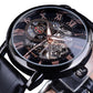 Forsining GMT838-2 Automatik Herren Skelettuhr 3BAR Glas