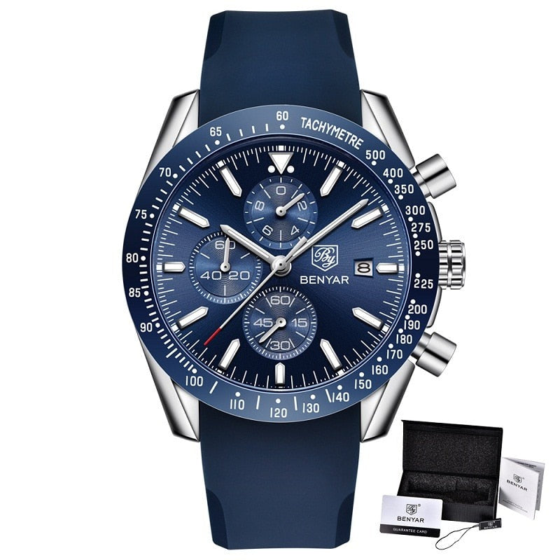 BENYAR BY-5140M Herren Multifunktion Chronograph 3BAR
