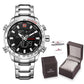 NAVIFORCE NF9093 Herren Multifunktion Militär Chronograph 3BAR Hardlex