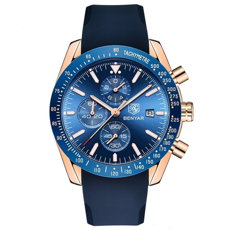 BENYAR BY-5140M Herren Multifunktion Chronograph 3BAR