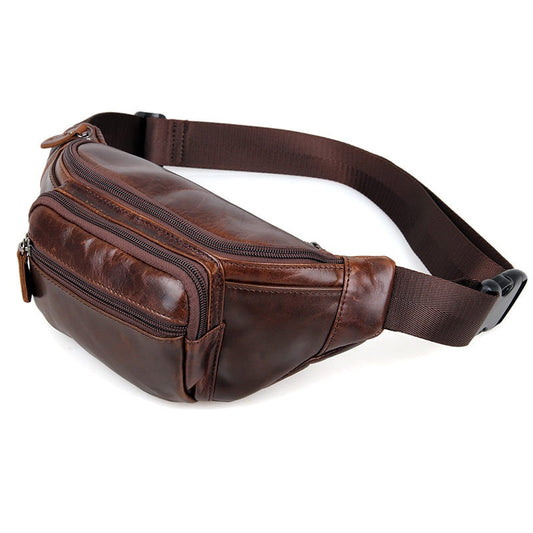 Herren Bauchtasche aus echtem Leder