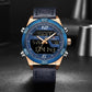 NAVIFORCE NF9128GBR Herren Multifunktion Chronograph 3BAR Hardlex