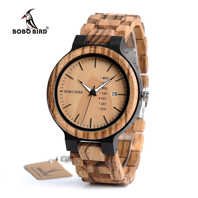 BOBO BIRD Holz Uhr Hardlex