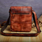 le'aokuu Herren Umhänge-Schultertasche Echtleder