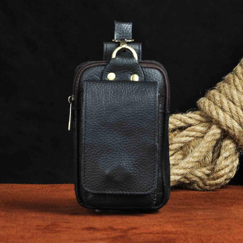 Hüft-Gürteltasche aus echtem Rindsleder