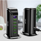 USLION 5-Port USB Ladegerät LED-Anzeige