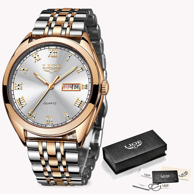 LIGE 9904 Damen Business Uhr 3ATM