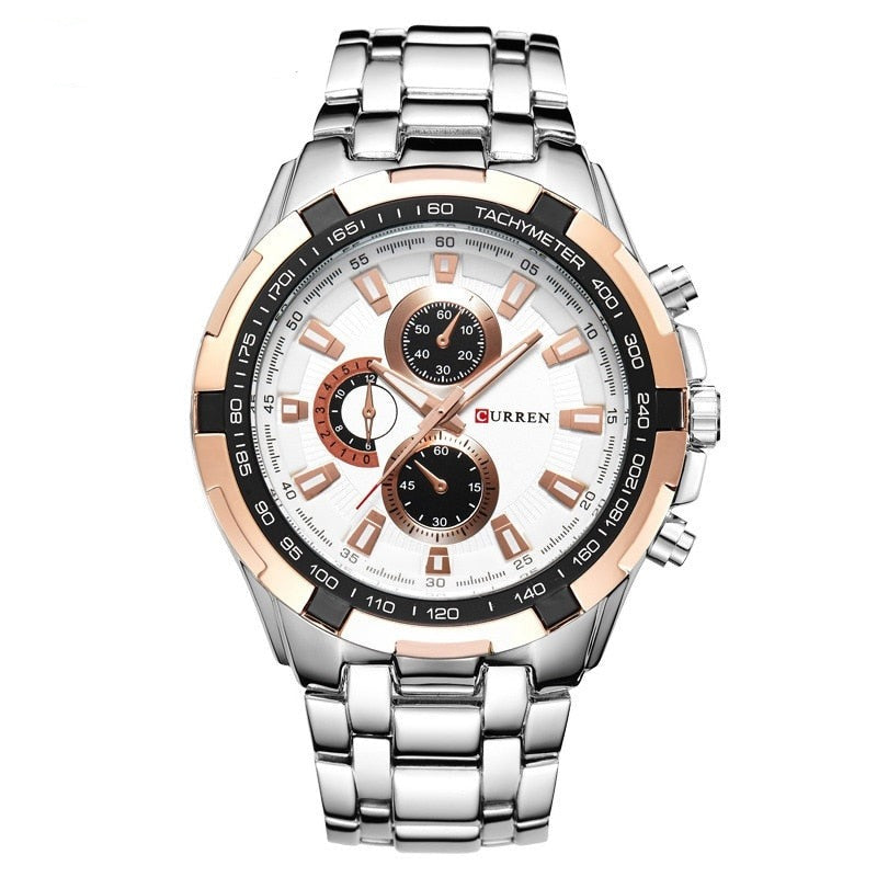CURREN 8023 Herren Chronograph 3ATM Hardlex