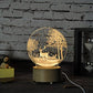 3D LED Tischlampe