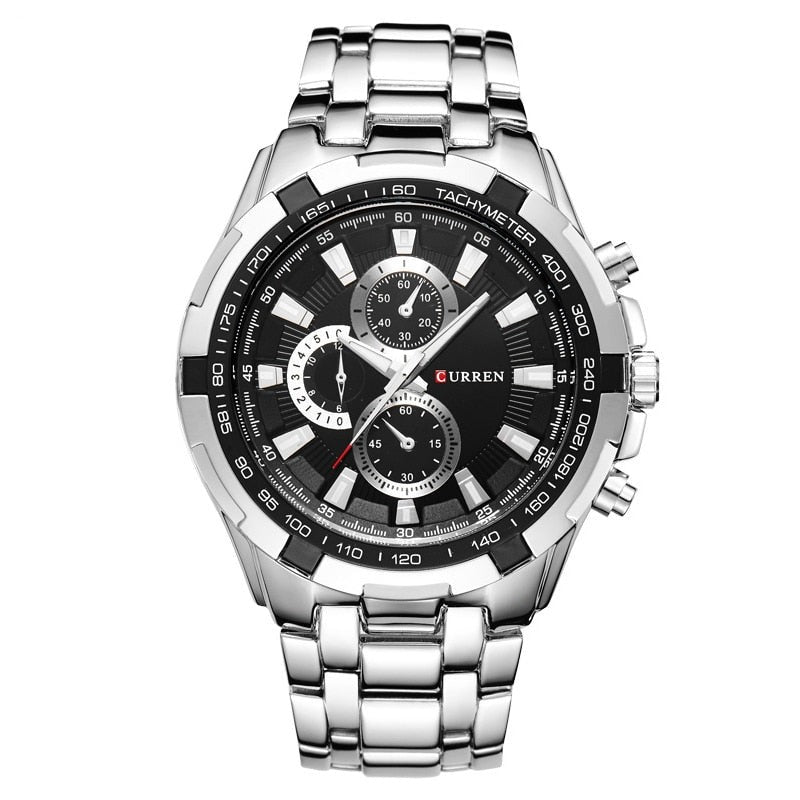 CURREN 8023 Herren Chronograph 3ATM Hardlex