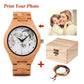 Personalisierte BOBO BIRD Holz Uhr 3ATM Hardlex
