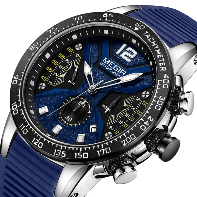 MEGIR 2106G Herren Militär Chronograph 3BAR