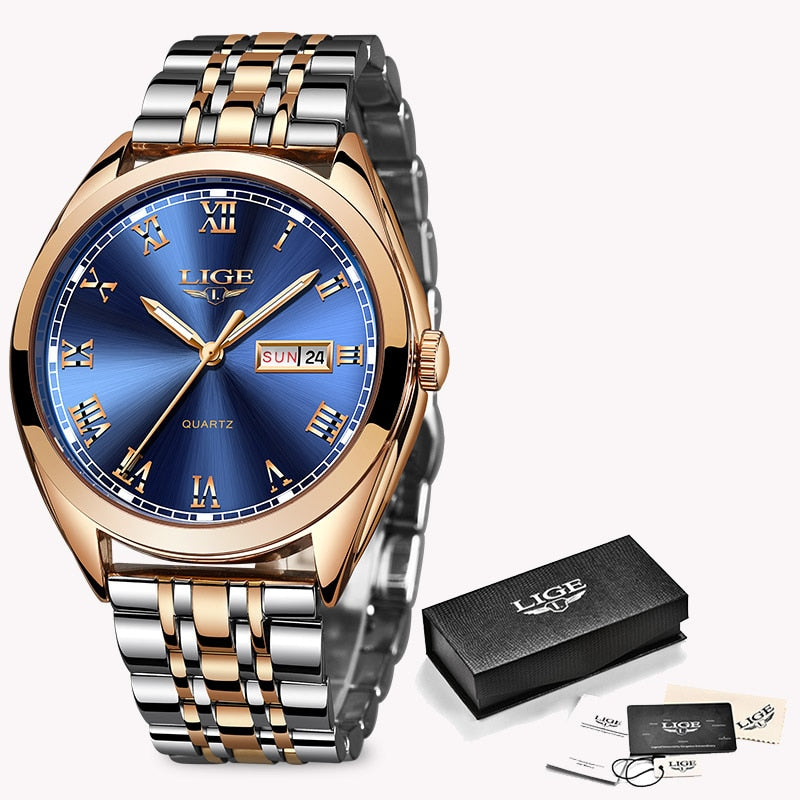 LIGE 9904 Damen Business Uhr 3ATM