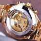 WINNER GMT886-1 Automatik Herren Skelettuhr Hardlex
