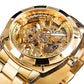 Forsining GMT1091-5 Automatik Herren Skelettuhr 3BAR Glas