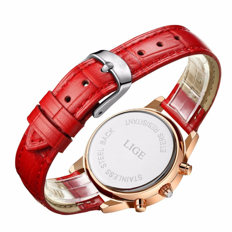 LIGE 9812 Damen Business Chronograph 3ATM