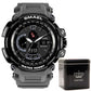 SMAEL WS-1702A Herren Militär Sport-Chronograph 5ATM Dualanzeige