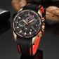 LIGE 9957 Herren Chronograph 3ATM Hardlex