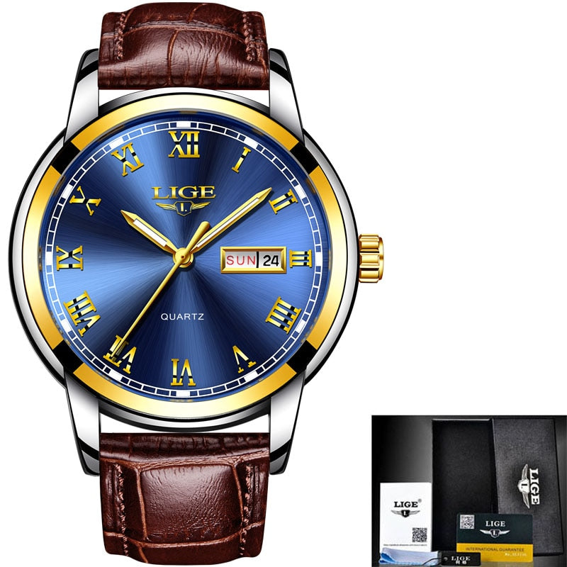 LIGE 9904 Damen Business Uhr 3ATM