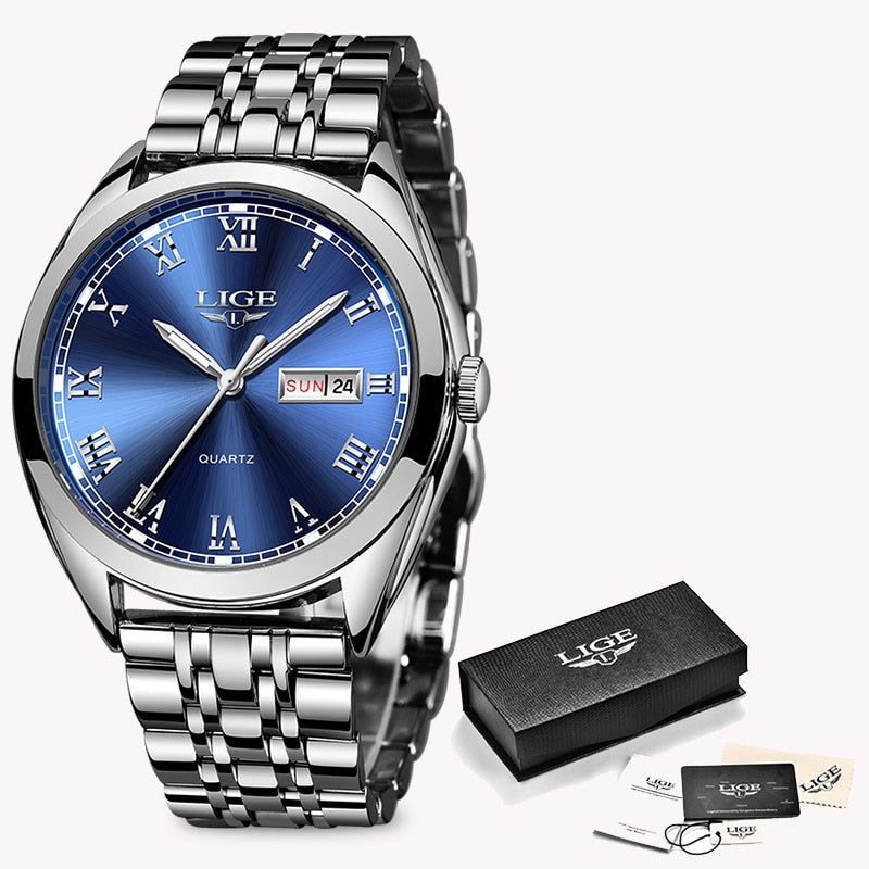 LIGE 9904 Damen Business Uhr 3ATM