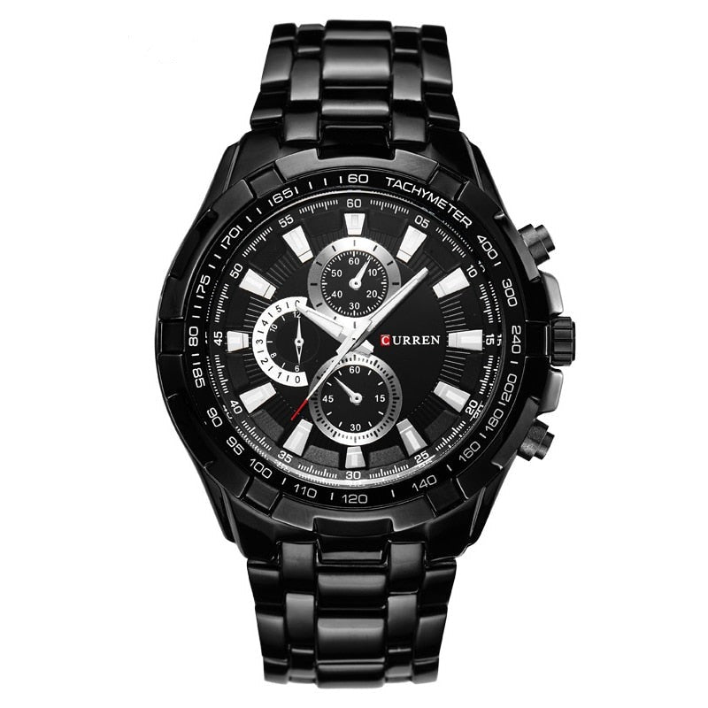 CURREN 8023 Herren Chronograph 3ATM Hardlex