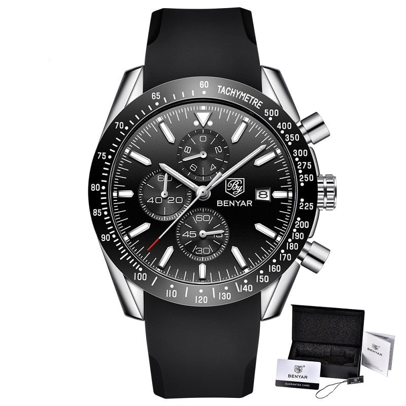 BENYAR BY-5140M Herren Multifunktion Chronograph 3BAR